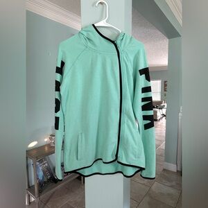 Women’s Victoria’s Secret PINK Teal Hooded Jacket Size Small